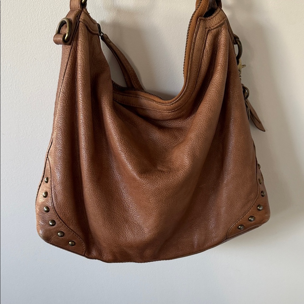 Frye Tan Leather Hobo Bag - Picture 4 of 10